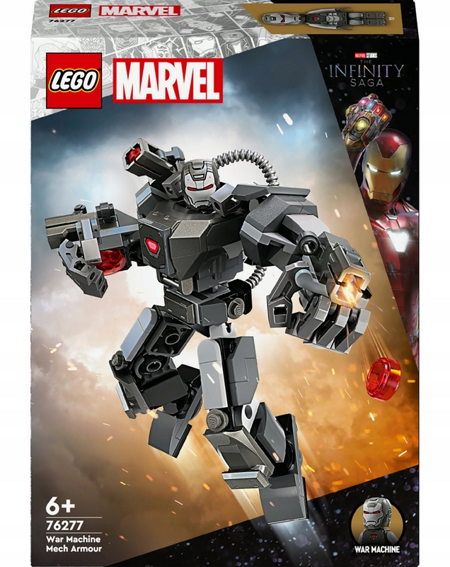 LEGO SUPER HEROES 76277 BRNENIE VOJNOVÉHO STROJA + LEGO TAŠKA